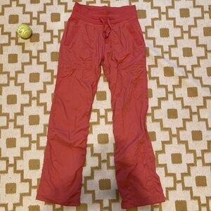 lululemon athletica Dance Studio Pant size 4 Coral color